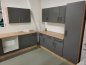 Preview: Hängeschrank DARIA/DAVOS 100x64cm - Artisan Eiche Nachbildung/Lacklaminat Schiefer