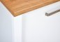 Preview: Spülenschrank SICILIA 130x60cm, Weiß / Artisan Eiche Nb.