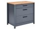 Preview: Unterschrank VENETO 100x60cm, Anthrazit / Artisan Eiche Nb.