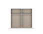 Preview: Drehtürenschrank MODI 4-trg. - grau-metallic - 226cm