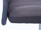 Preview: Drehstuhl BONNIE - Metall verchromt, Mesh grau