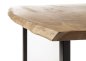 Preview: Esstisch INDIA 180x90cm - Akazienholz massiv - Gestell schwarz
