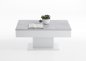 Preview: Couchtisch AVOLA 2, Beton Light Atelier/Weiß Edelglanz
