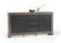 Preview: Sideboard BALIN, Eiche Canyon/ Schwarz Eiche Nachbildung
