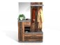Preview: Kompaktgarderobe BRISTOL 1000, Matera / Old Style dunkel