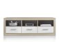 Preview: TV Lowboard CAN CAN 6, Sonoma Eiche/weiß
