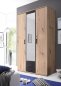 Preview: Drehtürenschrank CHICAGO 3-trg. - Artisan Eiche Nb./Betonoxid - 120cm