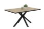 Preview: Esstisch CLEO I T - Artisan Eiche/Schwarz