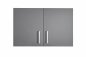 Preview: Hängeschrank DARIA/DAVOS 100x64cm - Artisan Eiche Nachbildung/Lacklaminat Schiefer