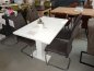 Preview: Schwingstuhl FLORA II S - Vintage Anthrazit - Gestell verchromt