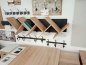 Preview: Wandregal/Wandgarderobe BÜCHEN 2 - Schwarz/Artisan Eiche