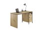 Preview: Schreibtisch IN-LOFT 1, Artisan Eiche/Stahl dunkel Nb
