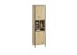 Preview: Vitrinenschrank IN-LOFT 33, Artisan Eiche/Stahl dunkel Nb