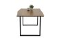 Preview: Esstisch JENNY II T 160x90cm - Akazie massiv - Gestell schwarz