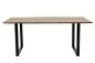 Preview: Esstisch JENNY II T 160x90cm - Akazie massiv - Gestell schwarz