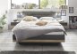 Preview: Bettanlage LINEA 180x200 cm  -  Bartex Eiche Nachbildung / Graphit