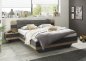 Preview: Bettanlage LINEA 180x200 cm  -  Bartex Eiche Nachbildung / Graphit