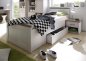 Preview: Bett LUCA 90x200cm - Pinie Weiß/Trüffel Nachbildung