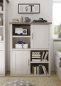 Preview: Highboard LUCA, Pinie Weiß/Trüffel Nachbildung