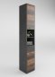 Preview: Hoher Seitenschrank MADOC 4 Old Style dunkel / Matera