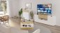 Preview: HIFI/TV Board Olpe 1, Brillantweiß / Artisan Eiche Nb.