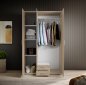 Preview: Drehtürenschrank Paul 3-trg. - Sonoma-Eiche Nb. - 120cm