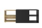 Preview: HIFI/TV Board SLIDE 2 - Schwarz Perl / Artisan Eiche