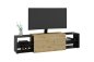Preview: HIFI/TV Board SLIDE 3 - Artisan Eiche / Schwarz Perl