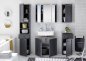 Preview: Bad-Kommode TOSKANA, Grau/Timber Wood Nachbildung