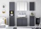 Preview: Bad-Kommode TOSKANA, Grau/Timber Wood Nachbildung