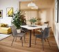 Preview: Stuhl CAROLINE S - Vintage grau