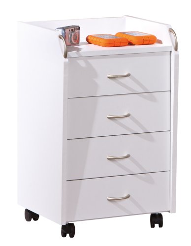 Rollcontainer PRONTI - Weiß