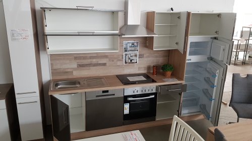 Hängeschrank JANA 40x64cm, Sonoma Eiche Nachbildung / Hochglanz-Lava