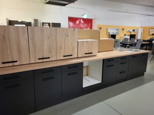 Hängeschrank LAVIA 100x64cm - Lava/Artisan Eiche Nachbildung