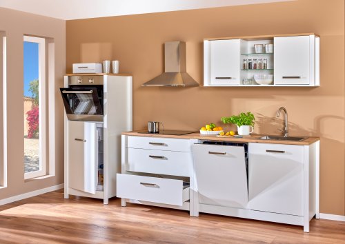 Geräteschrank 1 SICILIA 70x167cm, Weiß / Artisan Eiche Nb.