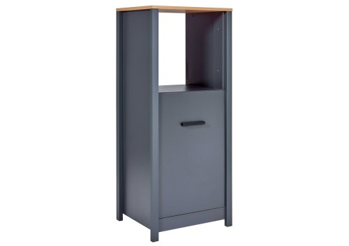 Geräteschrank 1 VENETO 70x167cm, Anthrazit / Artisan Eiche Nb.