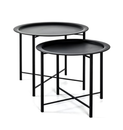 Couchtisch 2er Set - schwarz