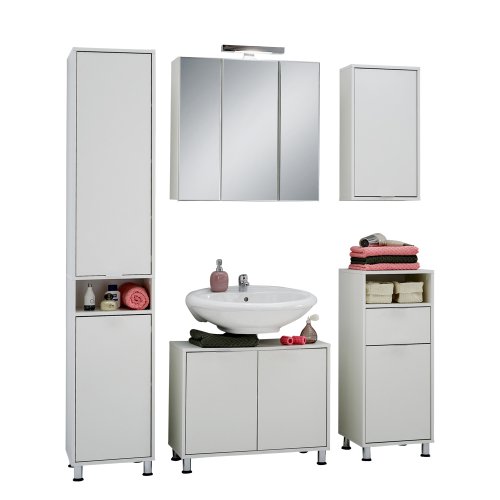 Badezimmer-Set ZAMORA , Weiß