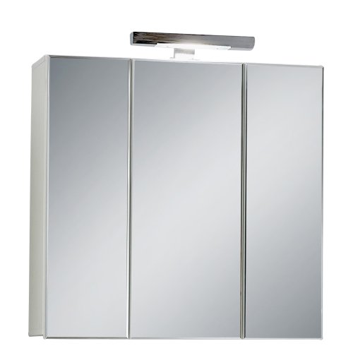 Spiegelschrank ZAMORA 3, Weiss m. Beleuchtung