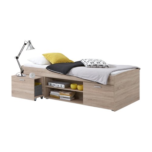 Bett CARLO 1, Eiche Nachbildung