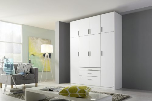 Drehtürenschrank HILDESHEIM, 8-trg., 3 Schubkästen