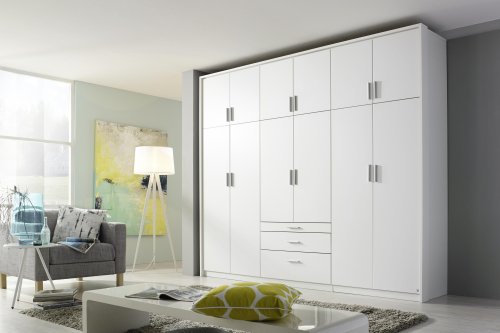Drehtürenschrank HILDESHEIM, 12-trg., 3 Schubkästen