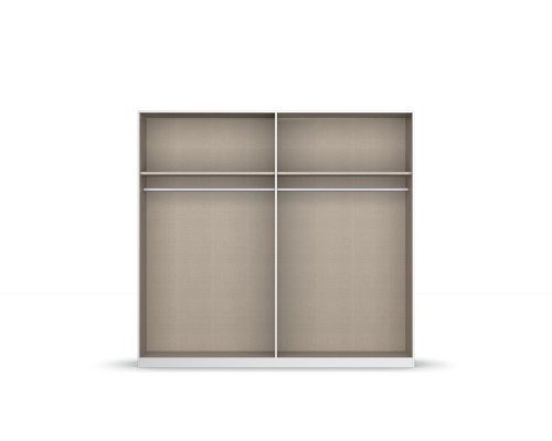 Drehtürenschrank MODI 4-trg. - grau-metallic - 226cm