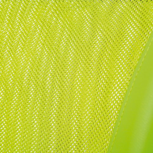 Drehstuhl BONNIE - Metall verchromt, Mesh grün