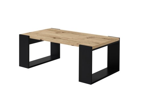 Couchtisch ALBA - Artisan Eiche Nb./Schwarz