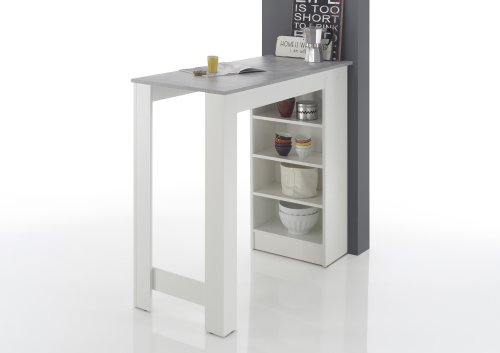 Bartisch MOJITO - Beton Nachbildung / weiß