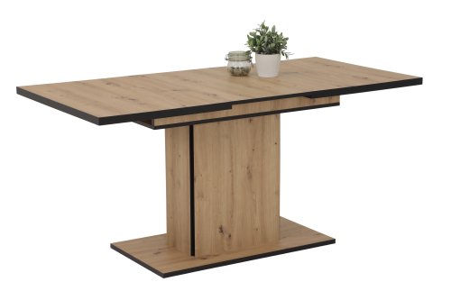 Säulentisch Ariana I T - Artisan Eiche/schwarz