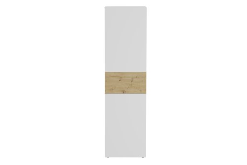 Garderobenschrank BELM 6, Brillantweiß/Artisan-Oak
