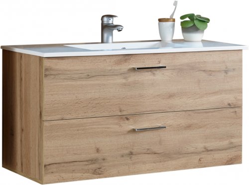 Waschbeckenunterschrank BEST, Wildeiche