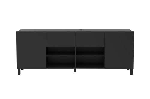 HIFI/TV-Board Brighton 2 XL, Schwarz